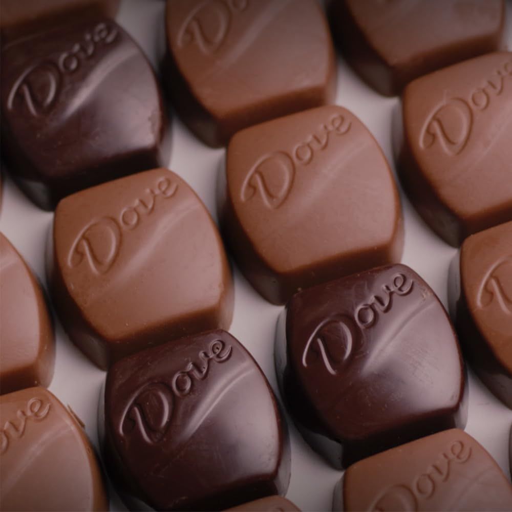 DOVE PROMISES Milk Chocolate Dark Chocolate and Milk Chocolate  Caramel Assorted Chocolate Candy 136 Ct Bulk Bag