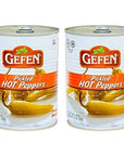 Gefen Pickled Hot Peppers Mediterranean Style 19oz 2 Pack