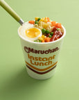 Maruchan Ramen Instant Lunch Variety 5 Flavors Pack of 12 with By The Cup Chopsticks