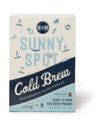 Grounds  Hounds Sunny Spot Cold Brew Pouches  100 Organic Cold Brew Coffee Ready to Brew Cold Brew Coffee Bags Includes 4 Pouches Each Pouch Makes 24oz of Cold Brew Coffee