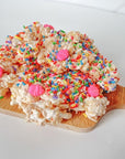 Creative Crispies Birthday Sprinkle Clusters  SmallBatch Handmade Birthday Sprinkle Rice Crispie Treats GlutenFree CornFree Easy Dessert Decadent Gourmet Treats  8 Ounce Pack of 1