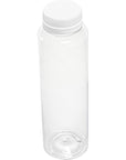 Restaurantware 12 Ounce Juice Bottles 100 Empty Plastic Bottles  Recyclable With Safety Cap Clear Plastic Juice Containers For Juicing For Milk Tea And Other Beverages