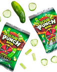 Sour Punch Pickle Roulette Gummy Straw Bites  Pickle Bites Disguised In Every Bag 5 oz Pack of 2