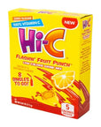 HIC SINGLES TO GO Drink Mix Flashin Fruit Punch 6 Pack 48 Total Servings