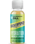 Suckerpunch Hydration Pickle Juice Shot Dill Flavored Gluten Free Post Workout Dill Electrolyte Drink Low Calorie Muscle Cramp Defense Potassium Keto Friendly Low Sugar Non GMO 2 Oz 12 CT