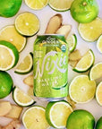 Nixie Sparkling Water Organic Lime Ginger Sparkling Water 8 Pack 12 FZ