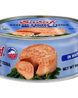 Sadaf Solid Light Tuna in Water  Canned Tuna in Water for Cooking and Food Flavoring  Atun en Agua  Kosher  Easy Open 6 Oz Can