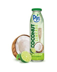 Plis Coconut Water Limeade wNatural Juice and Coconut 101 FL oz Coconut Limeade wCoconut Pulp Pack of 4