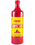 Amor Chamoy Sauce  Bittersweet flavor  2500 Scoville level Enjoy it with fruits veggies snacks and drinks  Kosher  33 fl oz bottle Pack of 1