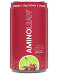 AminoLean Energy Drink MINIS  Sugar Free Anytime Energy with Natural Caffeine  Vegan Amino Acids for No Jitters Tingles or Crash Cherry Lime 8 oz 12 Pack