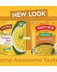 Tasty Bite Organic Turmeric Rice 88 Ounce Pack of 6 Ready to Eat Microwavable Vegetarian GlutenFree