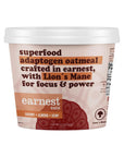 Earnest Eats Superfood Adaptogen Cherry Almond Oatmeal Cups Powered with Lions Mane  Hemp Seed 6 Pack  NonGMO Vegan Gluten Free