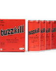 Buzzkill Wines Non Alcoholic Cabernet Sauvignon Red Wine Dealcoholized California Dry Red Wine GlutenFree AlcoholFreeLow Sugar 70 Calories Pack of 4 84 fl oz each can 338 FL Oz