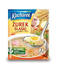 Kucharek SOUP mix of 8 SILESIAN SOUR SOUP zurek Slaski 2x46 g RED BORSCHNSTANT barszcz czerwony 2x48 g MUSHROOM SOUP zupa grzybowa 2x42 g PEA SOUP zupa grochowa 2x45 g