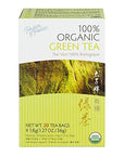 Prince of Peace Organic Green Tea 4 Pack  20 Tea Bags Each  100 Organic Green Tea  Unsweetened Green Tea  Lower Caffeine Alternative to Coffee  Herbal Health Benefits