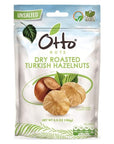 Otto Nuts - Dry Roasted Turkish Hazelnuts, Non-GMO Naturally Vegan Snack, Unsalted | 5.5 OZ with Resealable Bag