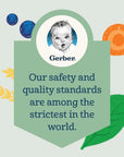 Gerber Snacks for Baby Teethers, Organic Gentle Teething Wafers, Mango Banana Carrot, 1.7 Ounce, 12 Count Box