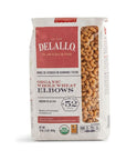 DeLallo Organic Whole Wheat Elbow Macaroni, 1lb Package, 8-Pack