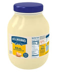 Hellmann's Real Mayonnaise Jar, Condiment for Sandwiches, Salads, Mayo Made with 100% Cage Free Eggs, Gluten Free 1 gallon 128 oz, Pack of 1