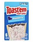 Toastem Pop Ups Blueberry 6 Toaster Pasteries Net WT 102 oz 288 g