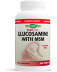 Nature's Way Glucosamine with MSM, Supports Healthy Joints - 240 Tablets