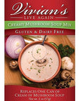 Gluten Free Cream of Mushroom Soup Mix, Dairy Free, Vegan, Shelf Stable Mix by Vivian's Live Again - 3 pack