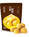 Ecomommeal Whole Roasted  Peeled Chestnuts A Bundle of 5 Packs 50g Each ReadytoEat Korean Snacks Sweet Baked Chestnuts No Additives No Preservative No Sugar Added Vegan LowCalorie