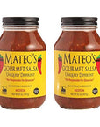 Mateos Gourmet Salsa Medium Spice 2 Jars 32oz907g