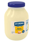 Hellmann's Real Mayonnaise Jar, Condiment for Sandwiches, Salads, Mayo Made with 100% Cage Free Eggs, Gluten Free 1 gallon 128 oz, Pack of 1