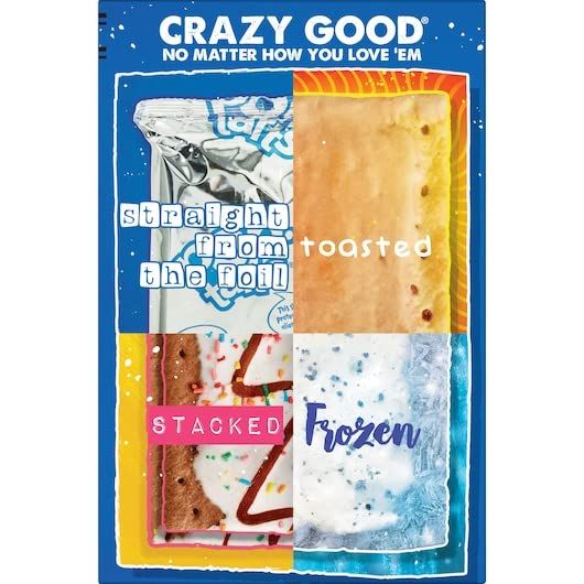 Pop Tarts Frosted Toaster Pastries Ultimate Variety Pack  10 Pack  8 Pastries Per Box 80 Total  In Mighty Merchandise box