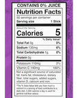 Sqwincher Zero Qwik Stik Sugar Free Low Calorie Low Sodium Electrolyte Replacement Powder Hydration Drink Mix Grape 011 oz Packet Pack of 50