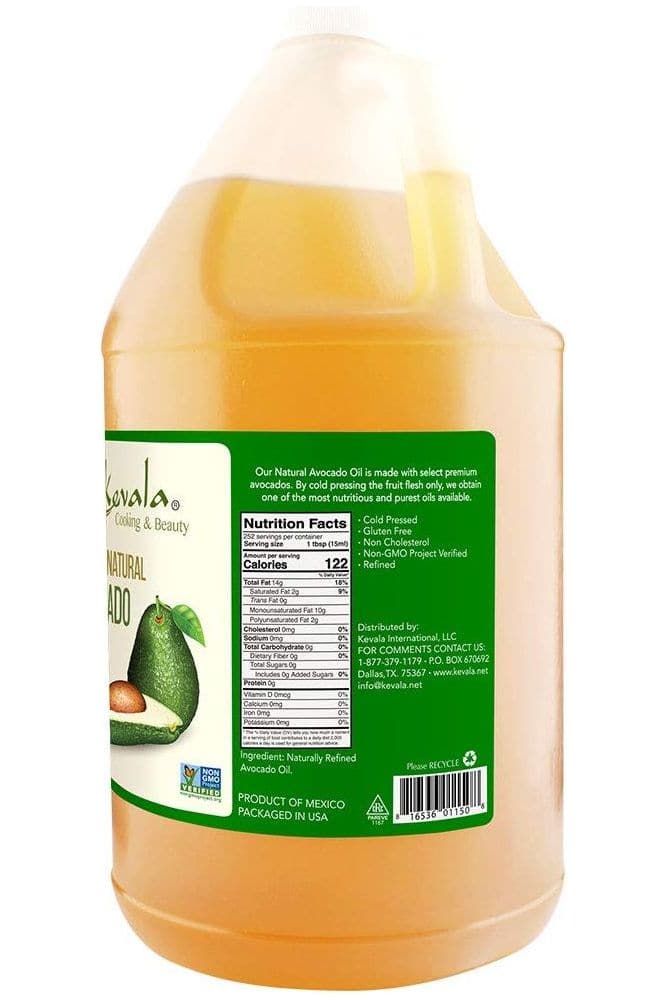 Kevala Avocado Oil, 128 Fluid Ounce