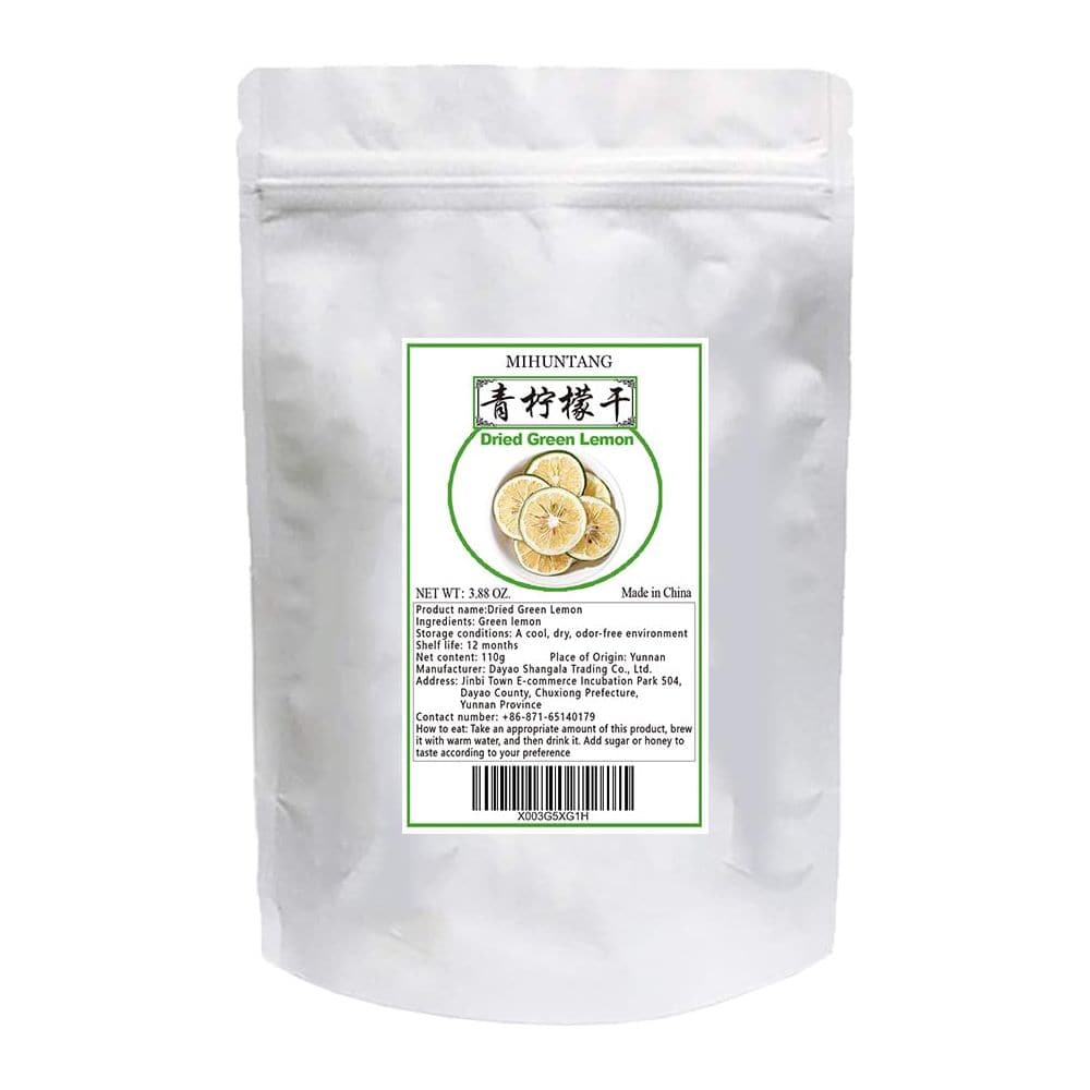 Dried lemon slices 388oz Sliced Green Lemon Cold brewing tea Hot drink green lemon dried tea Lemon Tea 110g