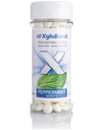 XyloBurst  Xylitol Mints  Sugar Free Breath Mints for Oral Health  Gluten Free Vegan Keto Friendly  Aspartame Free Mints  Peppermint  200 Count Jar