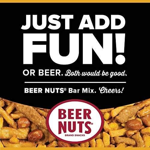 BEER NUTS Original Bar Mix  Pretzels Cheese Stix Sesame Stix Insane Grain  32oz Resealable Bag Pack of 2