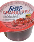 Lyons ReadyCare Cranberry Cocktail 100 Juice with Fiber for Digestive Health  4 fl oz Cups 48 Pack