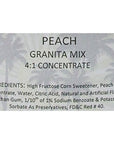 Peach Frozen Drink Mix Tropical Sensations 1 bottle 64 oz