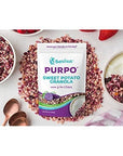 Bevivas PURPO Granola Vegan glutenfree prebiotic inulin purple sweet potato fruit high fibre and low sugar healthy snacks ice creamyogurt toppings 6 Pack