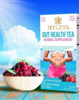 Hyleys Gut Health Super Berries Tea  Natural Digestive Support with Premium Green Tea Blend  25 Tea Bags