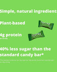 Numa Foods Mini Coconut Peanut Butter Bars - Vegan, Low Sugar, High Protein, All Natural, Gluten Free - Crunchy Plant Based Peanut Butter Snacks - 3 Bags with 8 Individually Wrapped Coconut Protein Bars