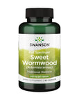 Swanson Sweet Wormwood - May Promote GI Gut Health, Microbial Balance & Digestive Health Support - Herbal Supplement with Artemisinin - (90 Capsules, 425mg Each)