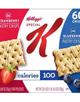 Special K Pastry Crisps Strawberry and Blueberry 60 ct