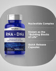 Piping Rock RNA DNA Supplement | 200 Capsules | Ribonucleic Acid & Deoxyribonucleic Acid Complex | Non-GMO, Gluten Free