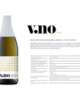 Vno Non Alcoholic Wine  Sparkling Blanc de Blancs White 750mL  Vegan and Gluten Free  Made in Australia from 100 Australian Grapes  Crisp and Refreshing with Citrus Flavors 1 Bottle