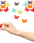 Fruidles Mini Butterflies Gummi Candy Assorted Fruit Flavors Gummies Allergy Friendly NonGMO No Artificial Sweeteners Gummy HalfPound