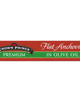 Crown Prince Flat Anchovies in Olive Oil 2 oz