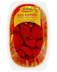 Roland Foods Red Peppers Stuffed with Mizithra and Feta Cheese Specialty Imported Food 67Ounce Tub