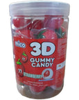 Mico 3D Gummy Candy Strawberry