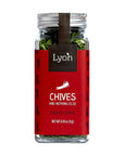 LYOH Freeze-Dried Chives ? Gourmet Herbs, Spices and Seasonings ? All-natural ? Vegan, Gluten Free, Additive-Free, No salt added | 0.18 Ounce