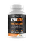 Ketolabs Ketocore Keto Vitamins | Keto Multivitamin for Women & Men | Keto Supplements & Pills for Ketosis, Low Carb & Carnivore Diets | No Keto Flu | Rich in Magnesium & Potassium | 60 Capsules